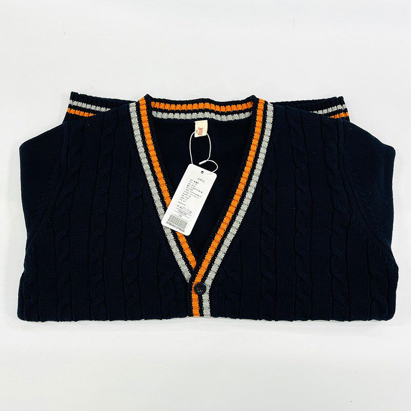 丫丫蜜英伦风针织开衫中小学生毛衣校服短裙