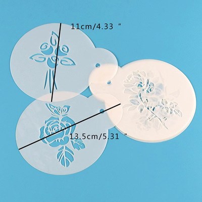 王子面塑镂空转印模具喷花筛粉工具diy手工涂画模版手工艺diy装饰