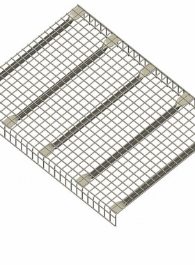 重型货架层网隔钢丝网片货架储藏隔层网板金属镀锌网层板加筋网片