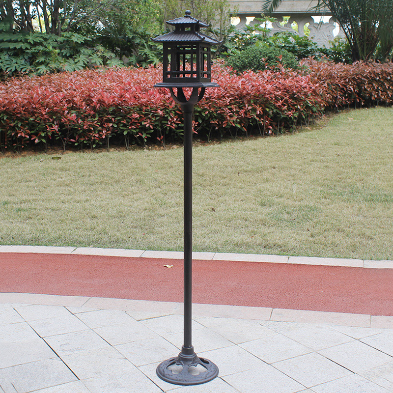 铸铁工艺品高品质复古宫廷立杆烛台/路引蜡烛台蜡台庭院摆设品