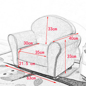 新款 单宝宝婴幼儿小沙发椅蓝色布艺单蓝色儿童沙发 时尚