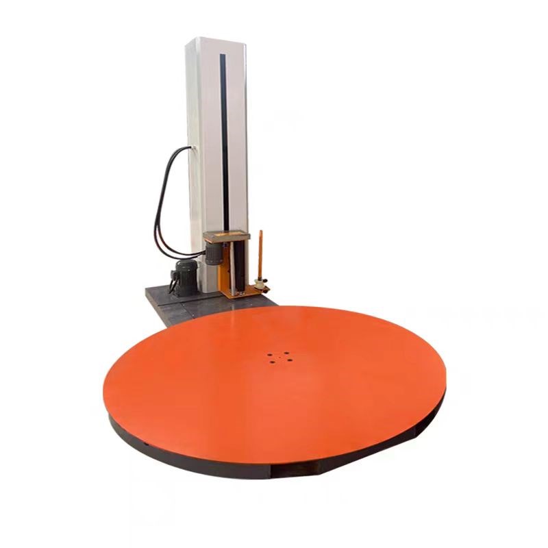 托盘全自动缠绕膜打包机缠膜机电动压顶薄膜预拉伸大型工业缠绕机