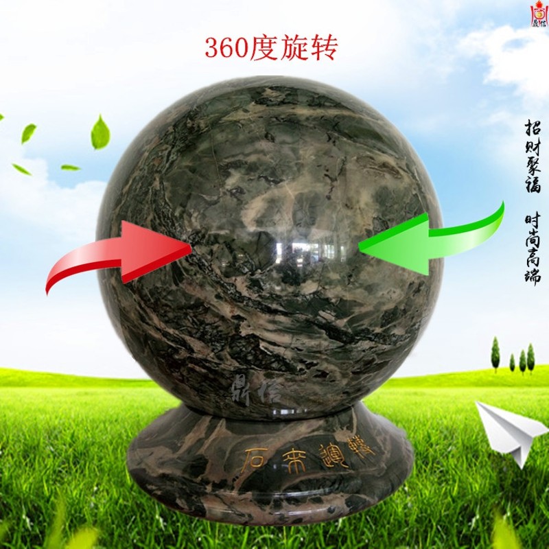 鼎信石业华安玉九龙璧玉石雕刻深绿色工艺品圆形时来运转装饰摆件