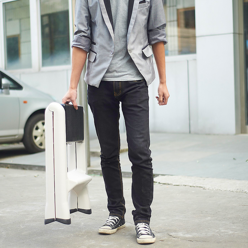 折叠梯二步梯凳人字型两用家用脚踏登高凳洗车凳子高低加厚梯子凳