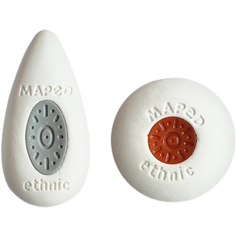 法国马培德小眼睛橡皮擦不易掉屑学生擦得干净象皮不含PVC术高光