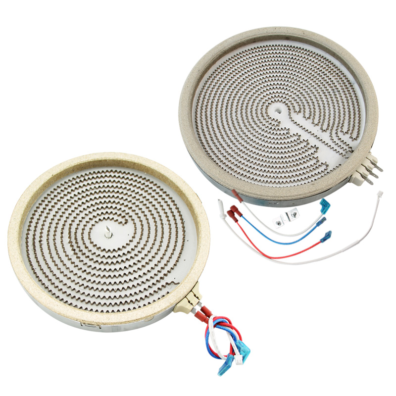 黑晶炉发热盘发热丝炉芯光波炉发热管配件2000W2插3插20CM带线