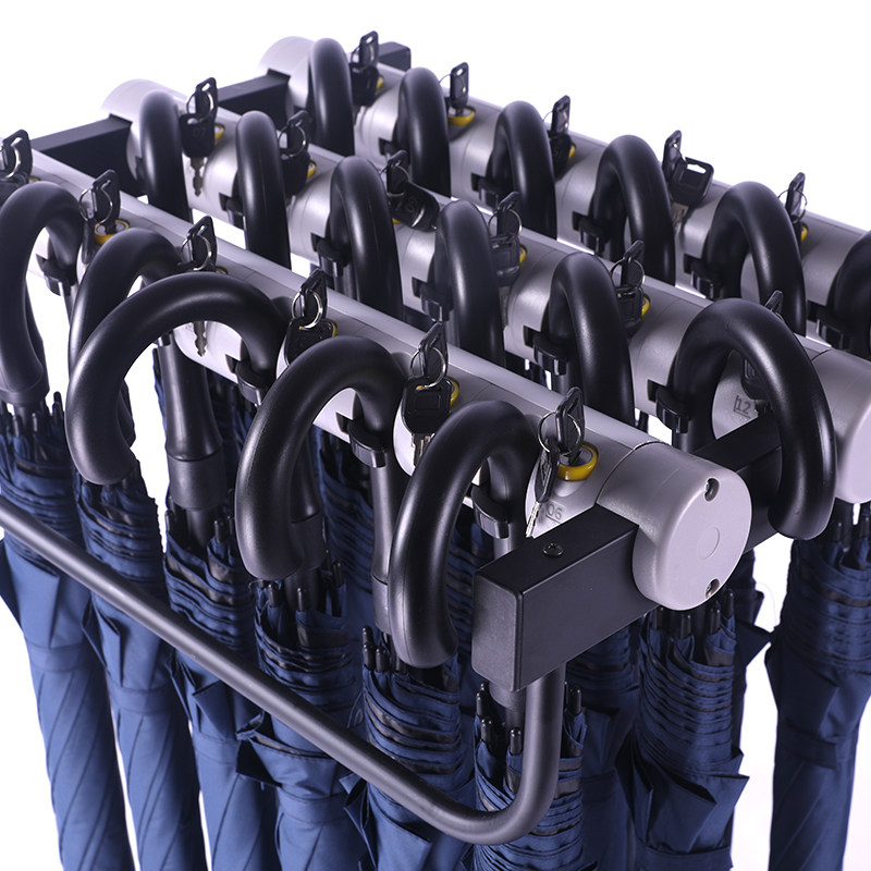 带锁雨伞架商用12头超市广告伞伞架收纳公司酒店大堂雨伞架学校,住宅家具,家用雨伞架,淘宝优惠券,粉丝福利购,淘宝优惠卷