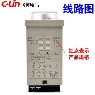 400℃ K型E型0 TEG 温度控制仪表仪器 欣灵牌TEG CU50指针式