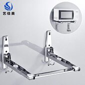 可伸缩支架 厨房置物架 烤箱架加厚 壁挂墙式 304不锈钢微波炉架子