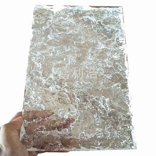 掌柜推荐高透明亚克力波纹板可切割石头纹条纹板水波纹51020mm