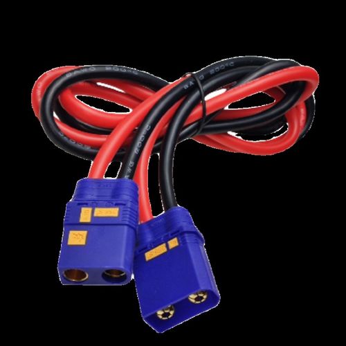 电动车航模QS8-S插头延长线电源连接线防打火公母线大功率电池线