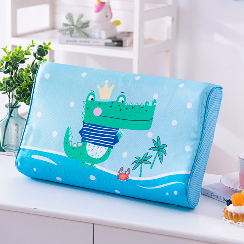 乳胶儿童枕头3岁以上2夏天1吸汗透气4zt5一6两半小孩夏季宝宝整头