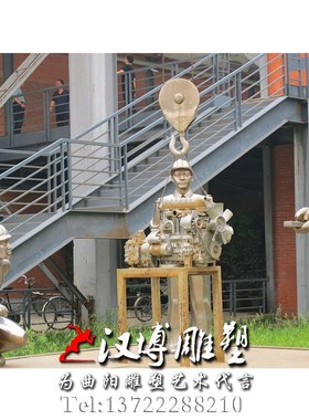 玻璃钢铸铜雕塑劳动工人雕塑城市广场景观雕塑辛勤的园丁人物雕塑