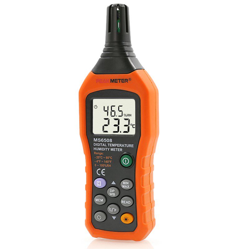 华谊PM6508数字温度计湿度表室内可壁挂高精度专业级数显温湿度计