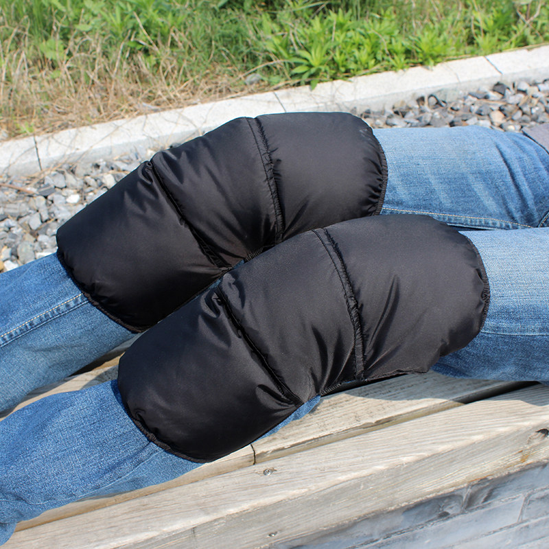 羽绒护膝冬季电动车护膝摩托车保暖骑车防风寒可调节松紧男女护膝