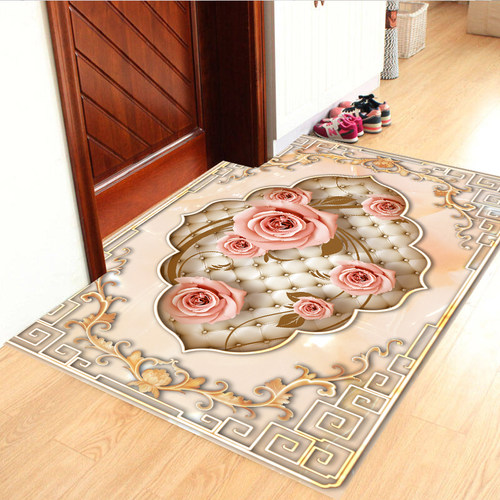 免洗可擦双层环保水晶板入户门地垫家用玄关门垫电梯垫可裁剪定制