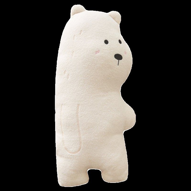 可爱熊抱枕睡觉女生侧睡夹腿枕头宿舍寝室床上靠枕长条公仔玩偶