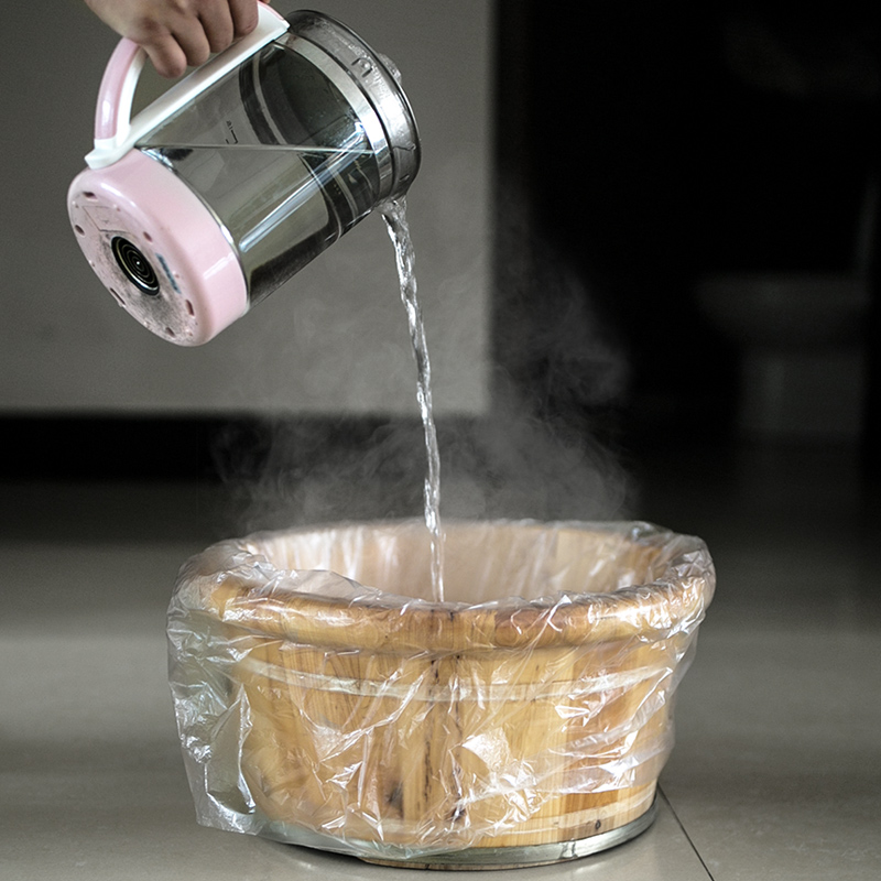 泡脚袋一次性加厚足疗桶袋加大家用洗脚盆塑料薄膜足浴带沐足袋子