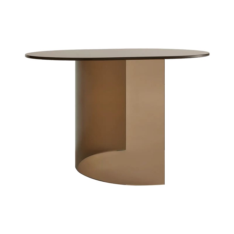 IFJE 创意设计侘寂风意式极简客厅大小茶几小户型玻璃透镜