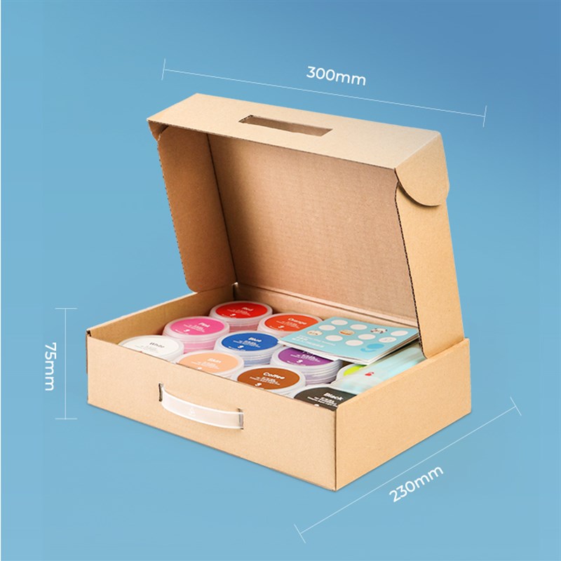 卡乐优24色超轻粘土儿童无毒12色罐装小学生幼儿园彩泥黏土玩具