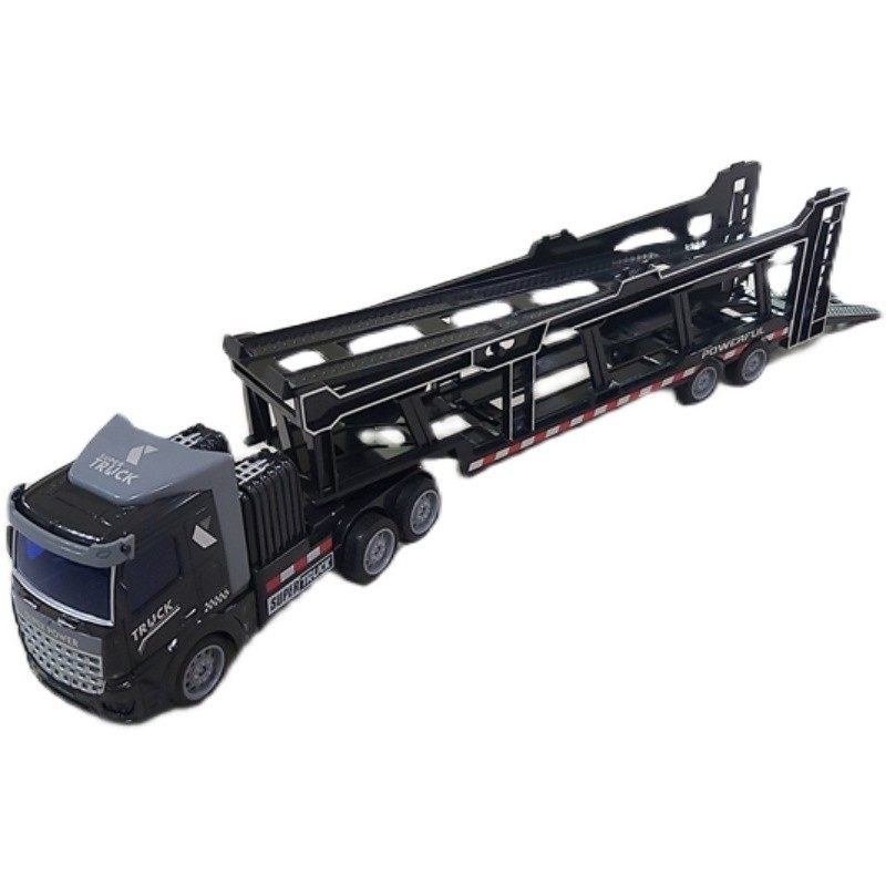 遥控平板车运输货柜运车重型半挂卡车工程汽车儿童充电动男孩