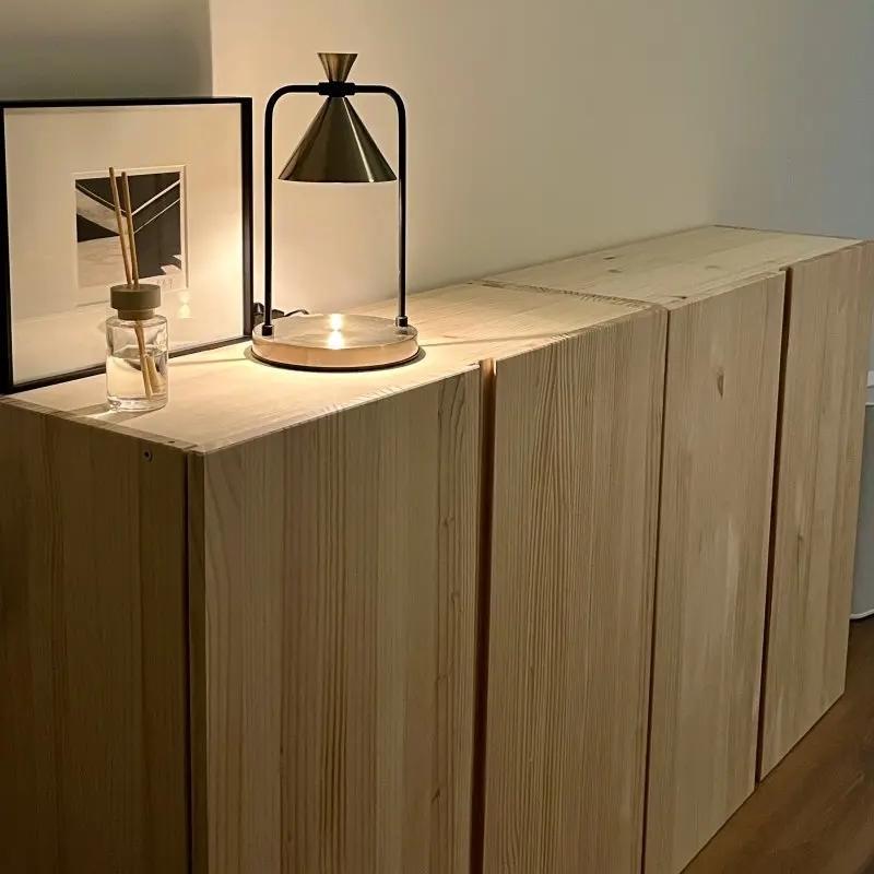 全实木收纳吊柜墙壁柜墙上落地置物架壁挂式书架墙面储物柜带门