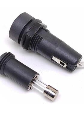 PTF35保险座 5x20保险丝管座 PTF-35 10A250V保险管座 一字 FUSE