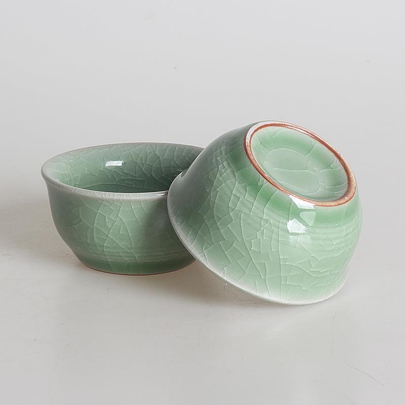 便宜处理价哥窑冰裂纹陶瓷品茗杯功夫茶具茶杯主人杯单杯简约创意