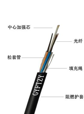 GYFTZY-24B1非金属阻燃光缆厂家直销室外光纤防火