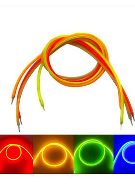 300mm 130mmLED软灯条柔性LED灯丝自行车领航灯3v手工DIY红绿蓝粉