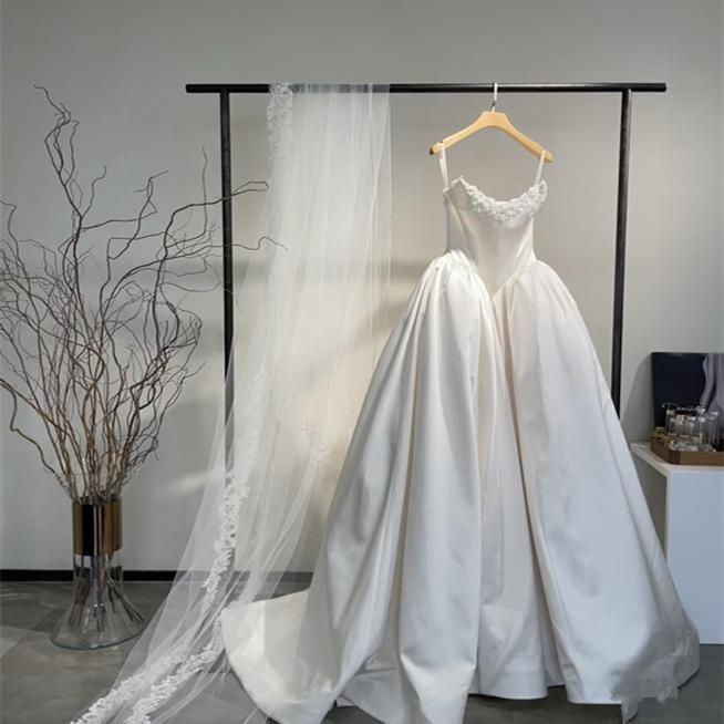 黑色婚纱架子礼服陈列货架简约婚纱落地架中式秀禾挂衣杆头纱架子