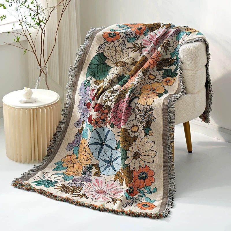 90-180cm流苏边复古提花沙发巾单片沙发垫,床上用品,其它,淘宝优惠券,粉丝福利购,淘宝优惠卷