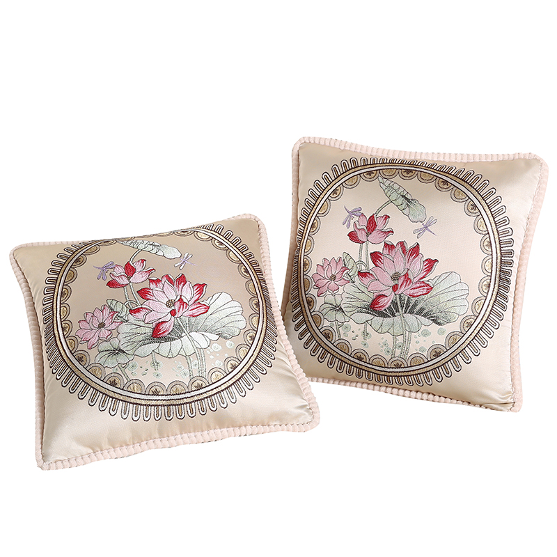 欧式沙发靠垫抱枕含芯客厅正方形靠枕床头抱枕家用床上大靠