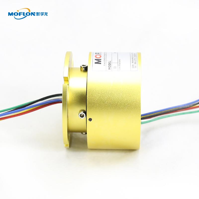 MZ086系列外径86mm6-12通路转子法兰式360度旋转导电滑环汇流环