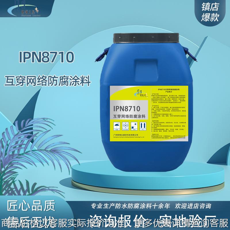 IPN8710互穿网络防腐涂料 船舶供水管道水池 防漏防腐施工材料