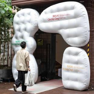 超大巨型气模户外美陈装饰道具定制LOGO活动主题素材商场集市气膜