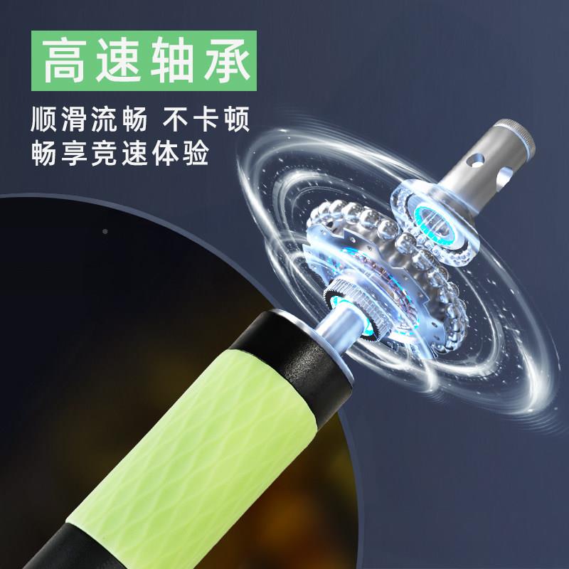 钢丝跳绳小学专竞速赛健比身轴减用肥双摇专业yds10级中考考试承
