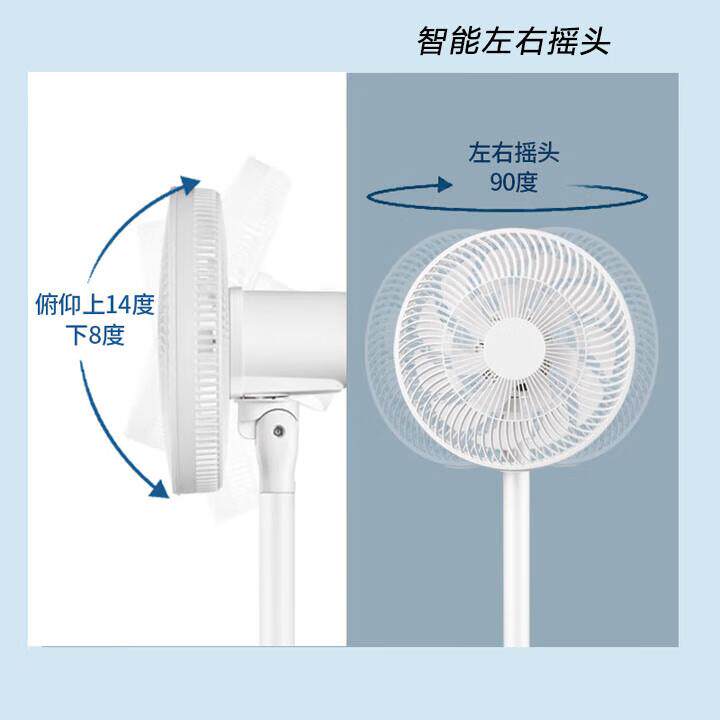 先锋扇电风扇落地扇大300力立式宿舍床头台扇小型摇头风风家用台
