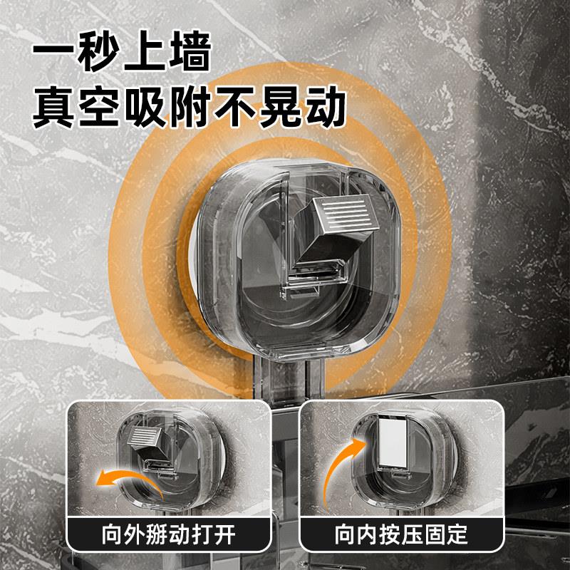 吸室盘妆室三角置物架浴转角洗漱台挂洗手间壁墙上厕所收纳化层xy