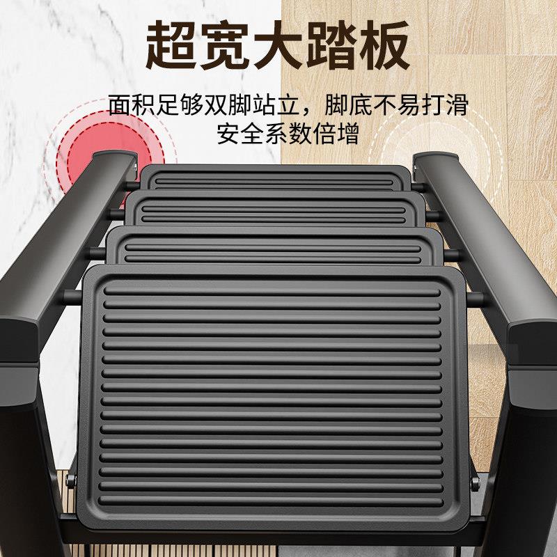 家用梯登子折叠加厚多功伸凳缩人字梯能便携室内高爬梯三步梯家用