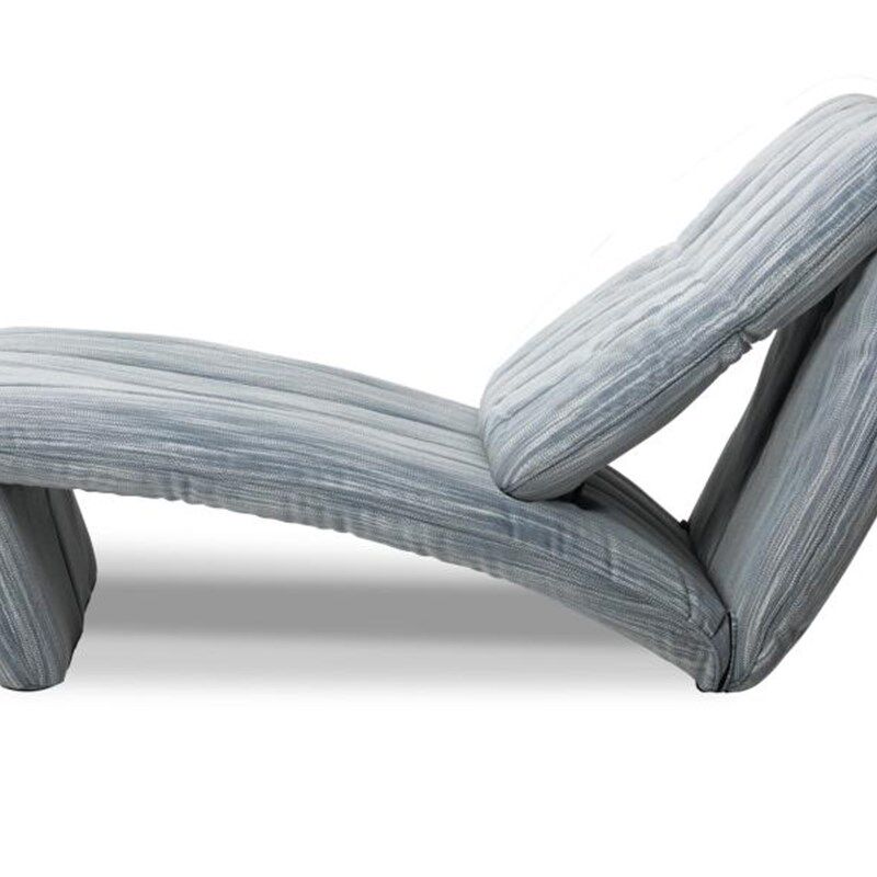 简艺 DS266创意可多变形躺椅客厅大堂可坐可躺轻奢皮艺休闲沙发椅