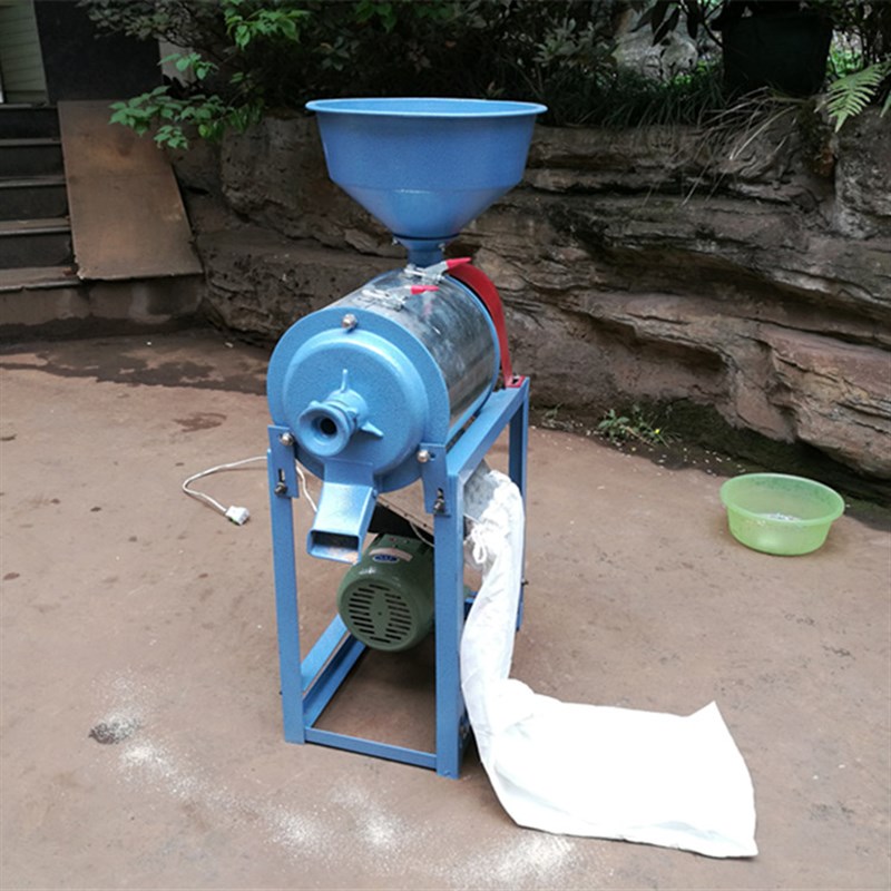 新品180家用小型磨粉机小麦面粉机 磨面机玉米豌豆麦麸分离机粉碎