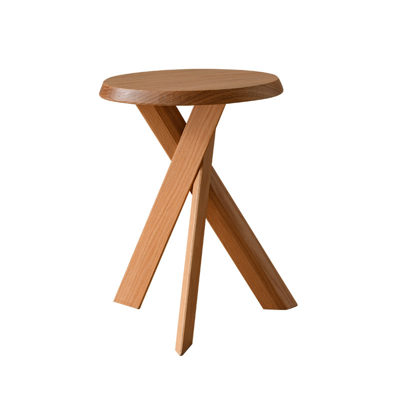 沙发边几迷你小桌子复古实木圆几创意茶几圆凳家用边桌床头置物架