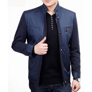 中老年人60岁春装 2020新款 50夹克45秋装 外套30爸爸40男装 中年男士