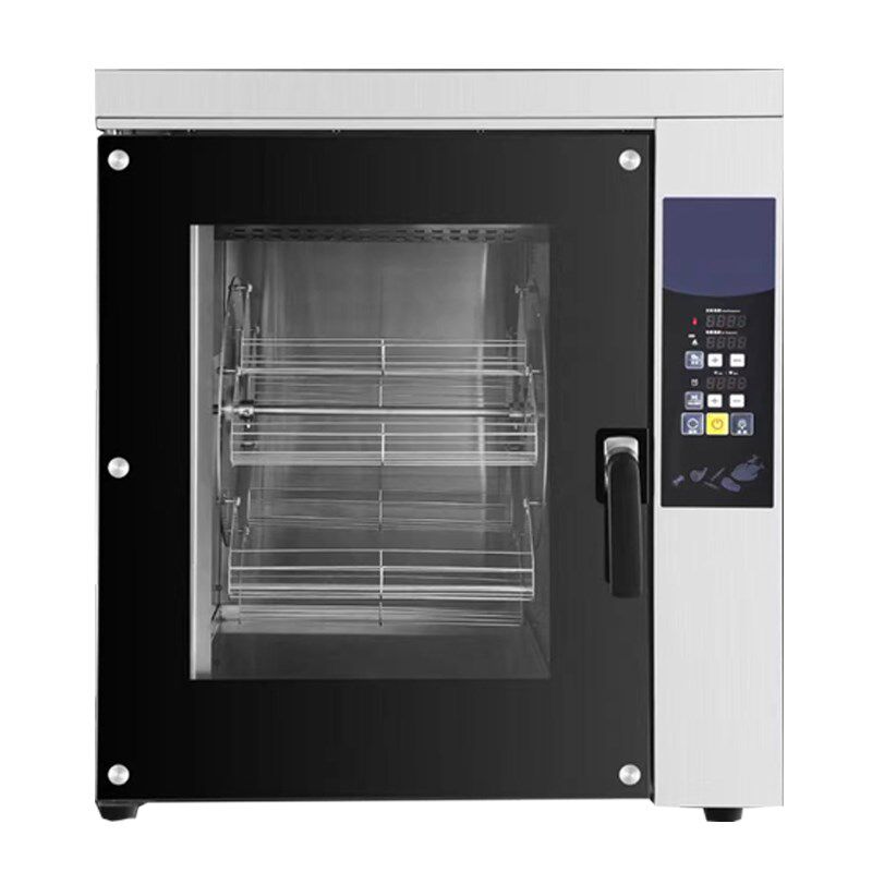 商用烤鸡炉全自动电烤鸡架子烤箱旋转大容量烤鸭炉 烤禽箱 烤鱼炉