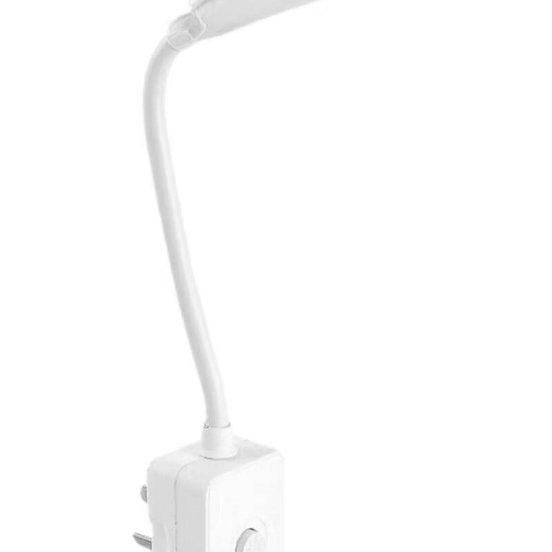 家用直插式LED阅读学习壁灯插座式带开关可调节亮度卧室照明台灯