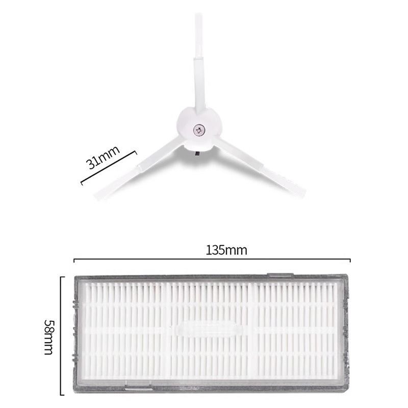 适配石头扫地机配件G10/G10S/T7SPLUS/S7边刷滤网主刷拖布清洁液