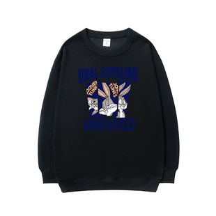 美式卫衣女小个子2024新款春秋加绒加厚宽松大码胖mm圆领无帽冬季