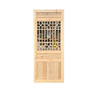 实木仿古门窗花格镂空新中式隔断古建玄关屏风东阳木雕背景墙定做