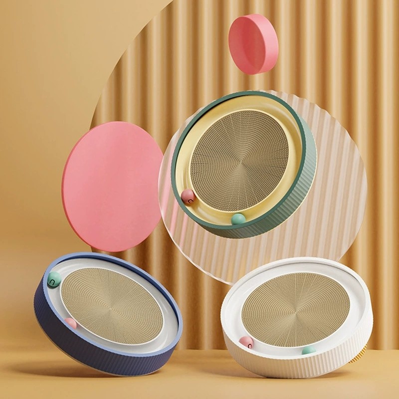 猫抓板猫咪玩具带球猫抓板耐磨不掉屑多色猫转盘磨爪轻奢宠物玩具,宠物/宠物食品及用品,猫抓板,淘宝优惠券,粉丝福利购,淘宝优惠卷